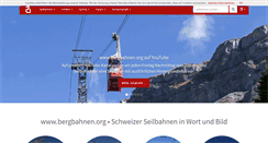 Desktop Screenshot of bergbahnen.org