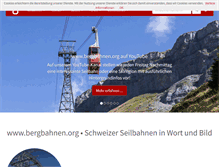 Tablet Screenshot of bergbahnen.org